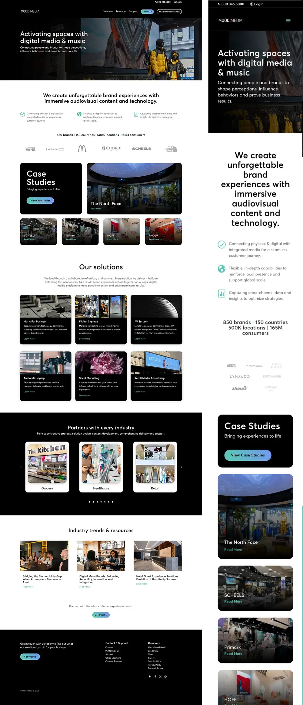 Mood Media home page