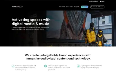 Mood Media Website Design System