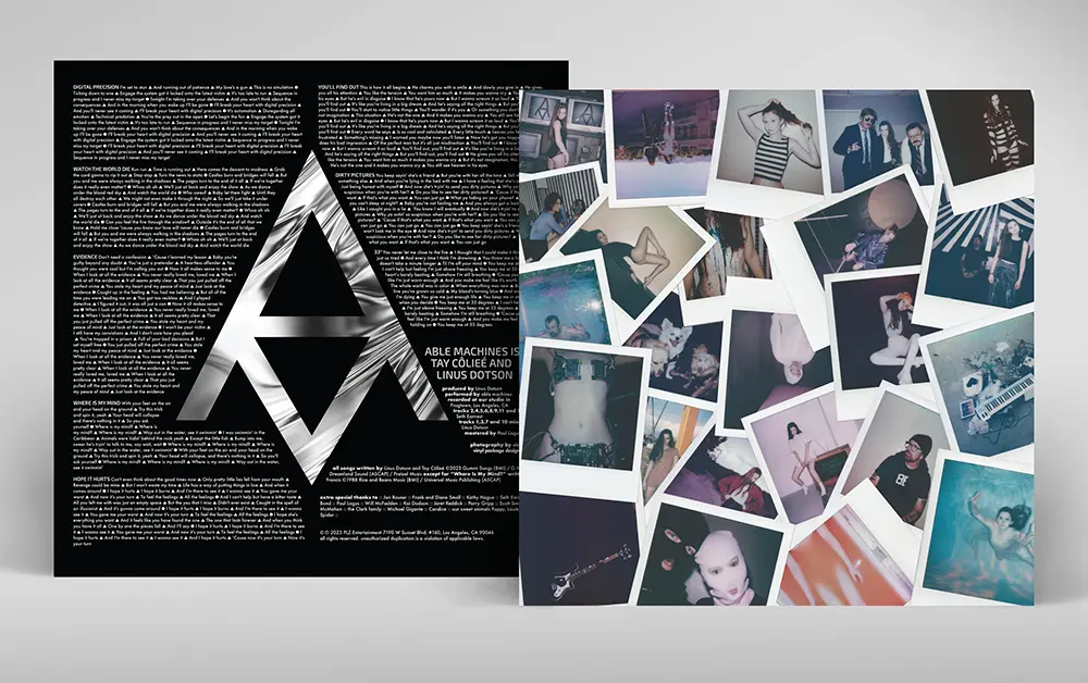 Brad Bond Design - Able Machine's Digital Precision Album Design