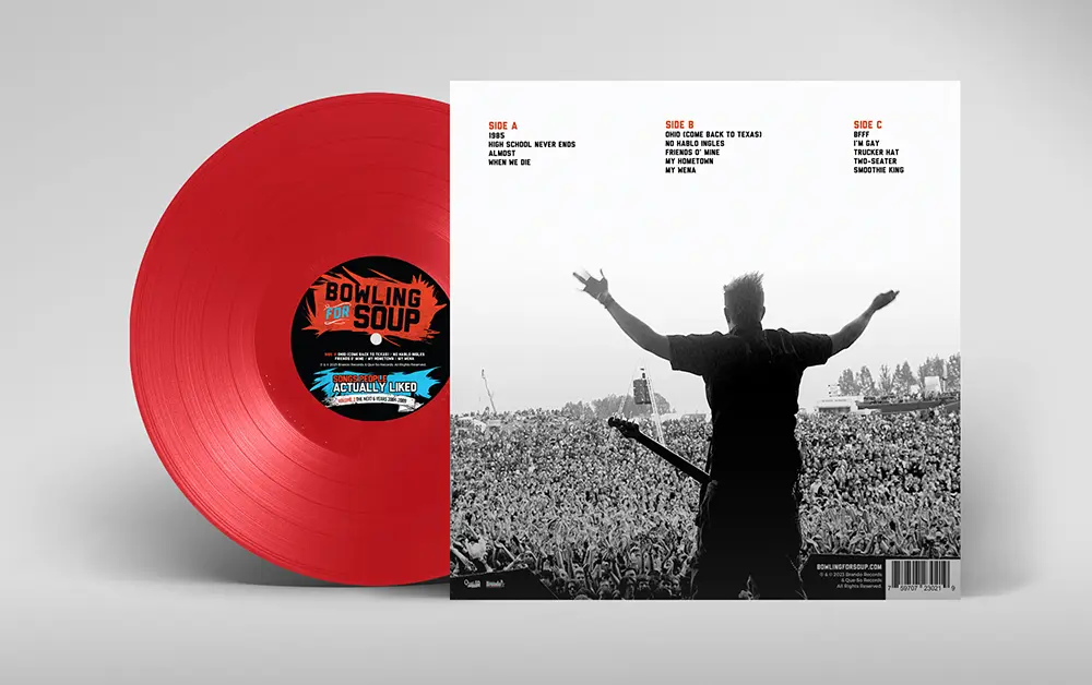 Brad Bond Design - Bowling For Soup's Greatest Hits Volume 2 Album Design