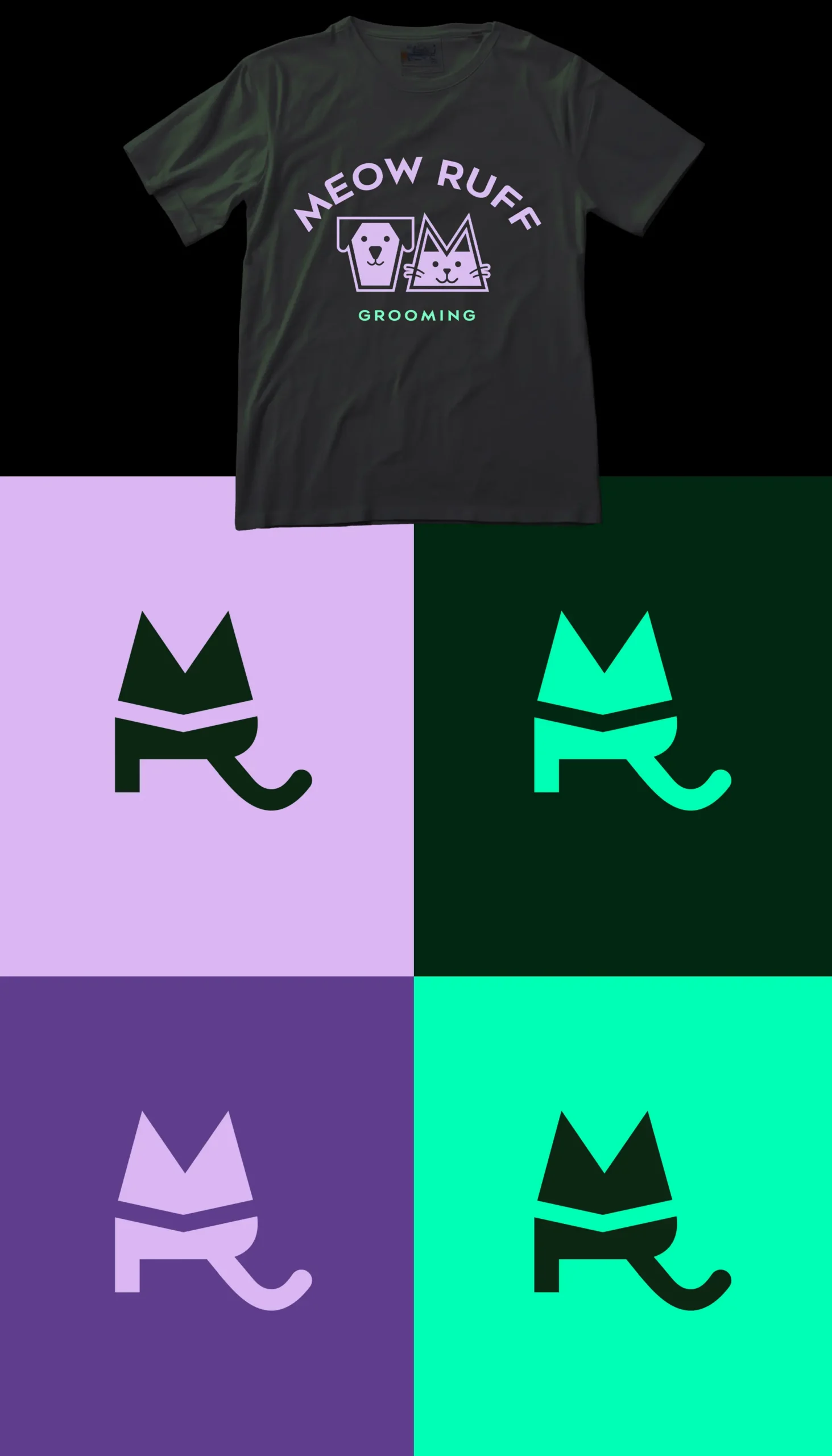 Brad Bond Design - Meow Ruff Logo & Branding