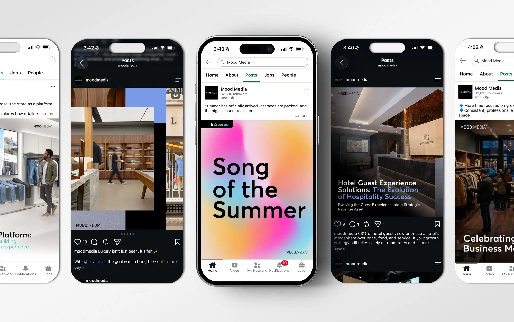 Mood Media Design System - Social Media