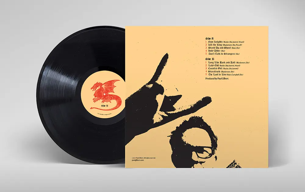 Brad Bond Design - Paul Gilbert The Dio Album Design