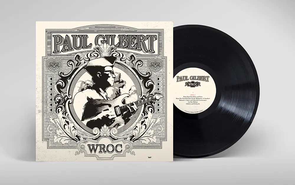 Brad Bond Design - Paul Gilbert WROC Album Design