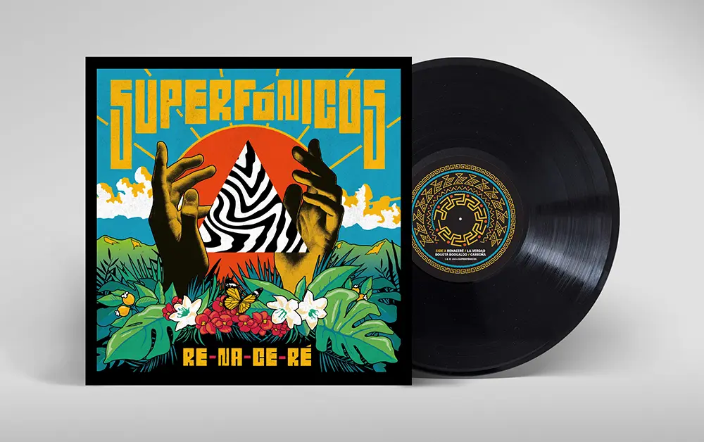Brad Bond Design -Superfonicos' Renacere album design